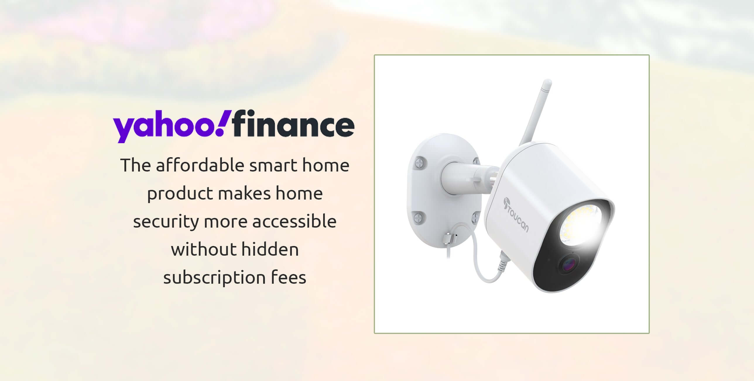 Yahoo Finance Covers Toucan Security Floodlight New Launch