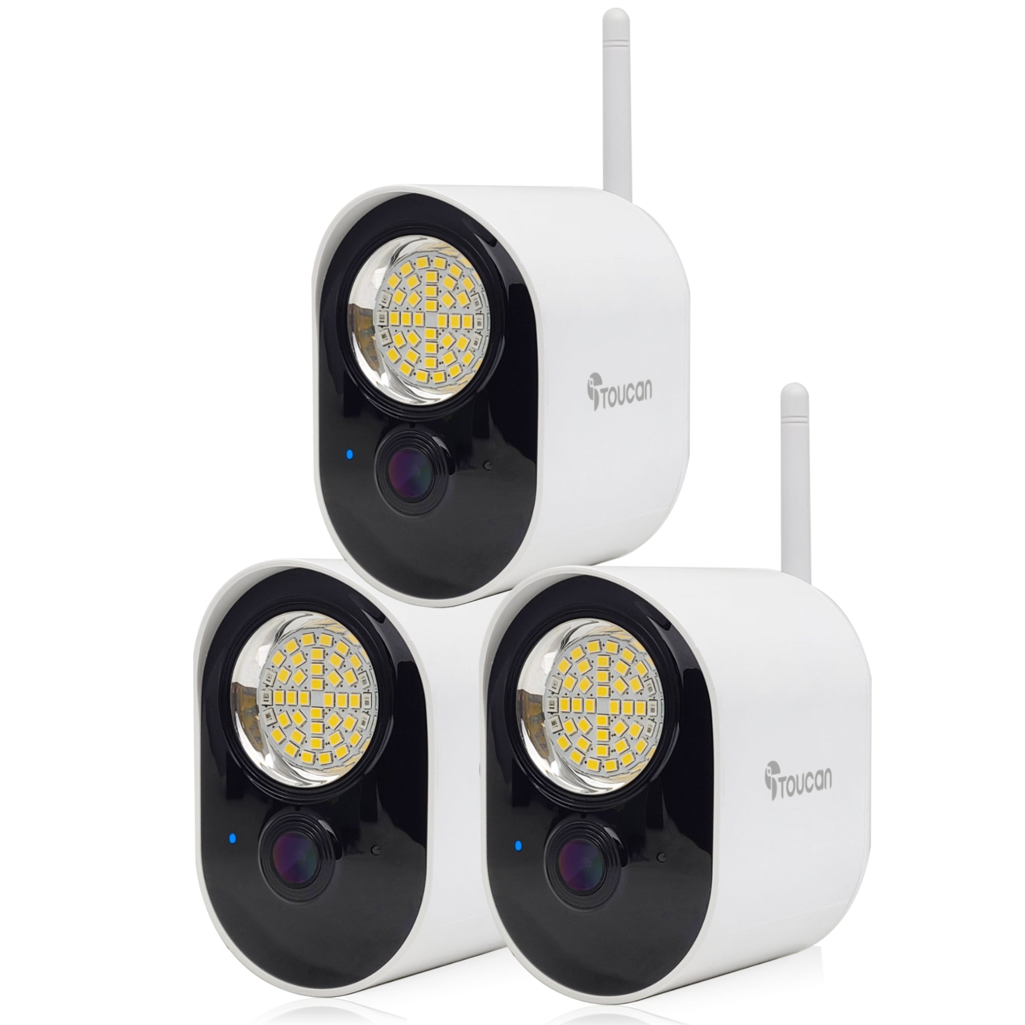 Security Floodlight Camera 3-pack