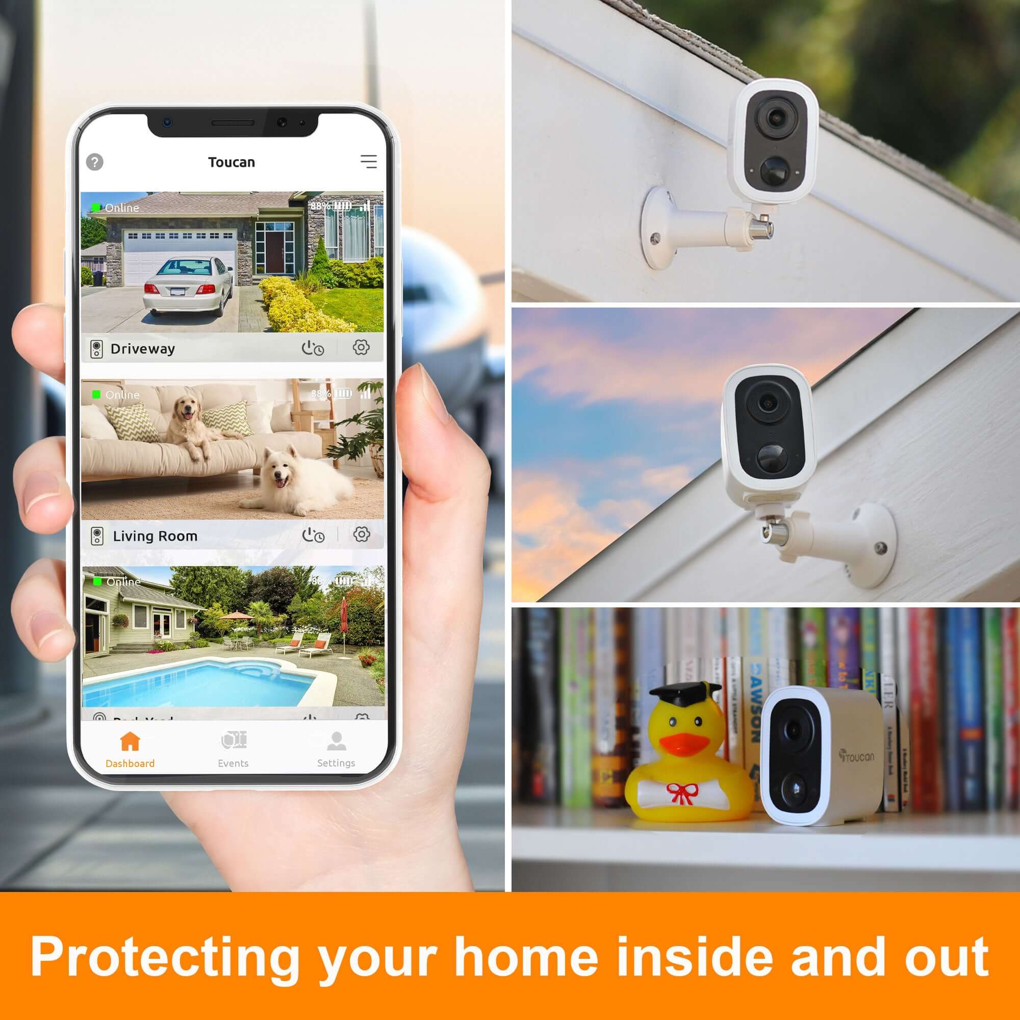 Wireless Security Camera | Toucan Solution | Toucan Wireless Security Camera S4