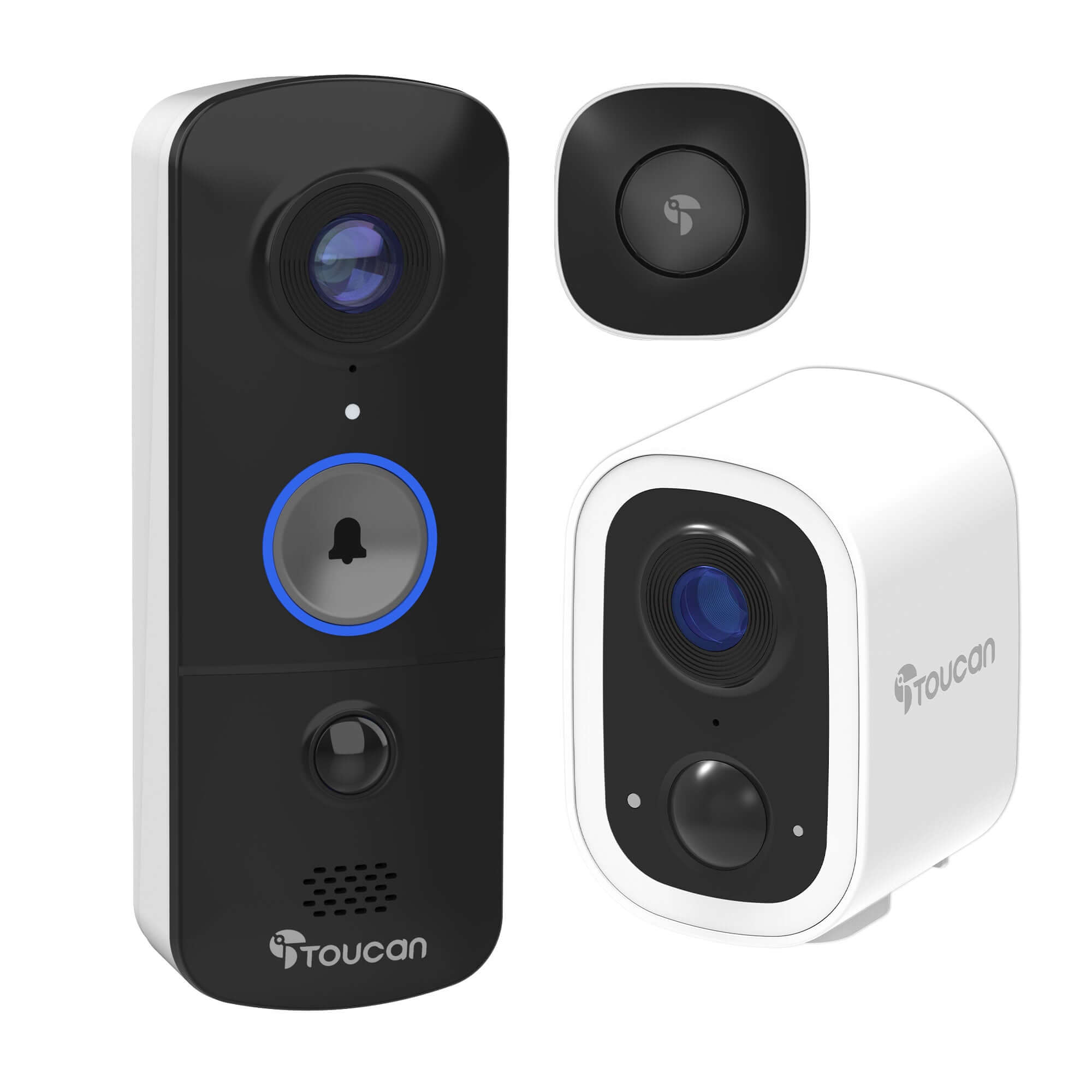 Home Security Systems|Wireless Security Camera S4 and Wireless Video Doorbell | Toucan Wireless Security Camera S4 and Wireless Video Doorbell V3 Bundle