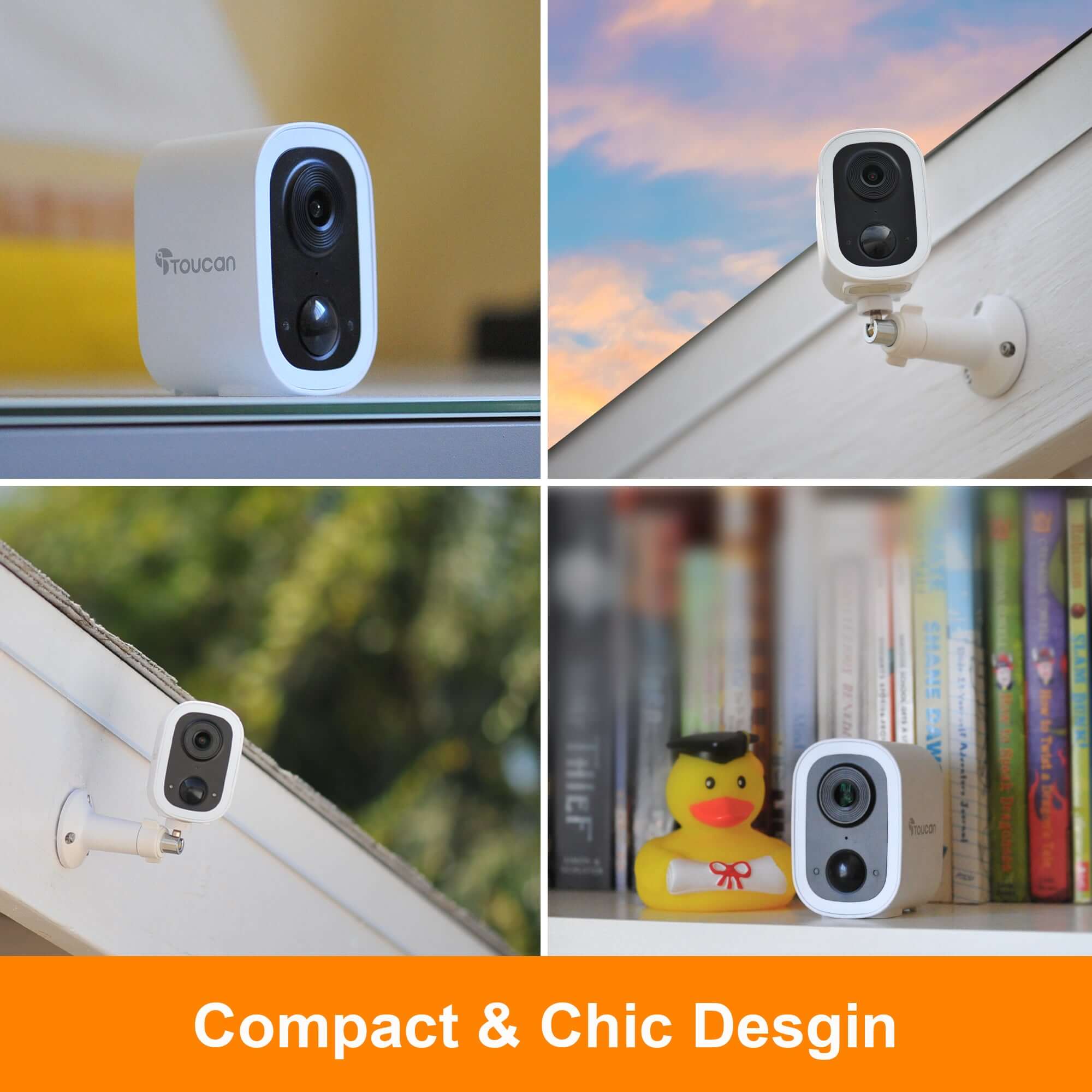 Home Security Systems |Toucan Wireless Security Camera S4 and Wireless Video Doorbell V3 Bundle|Toucan Wireless Security Systems | Toucan Wireless Security Camera S4