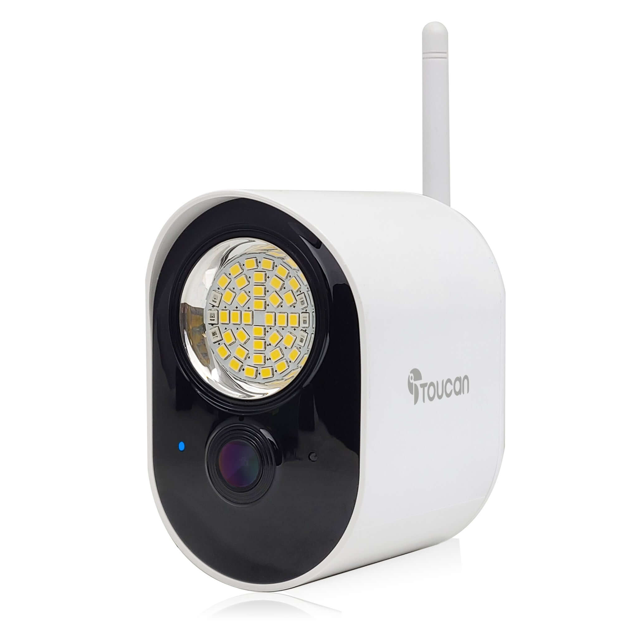 LED Flood Lights Security Camera|Floodlight Security Camera | No Monthly Fee | Toucan Solution