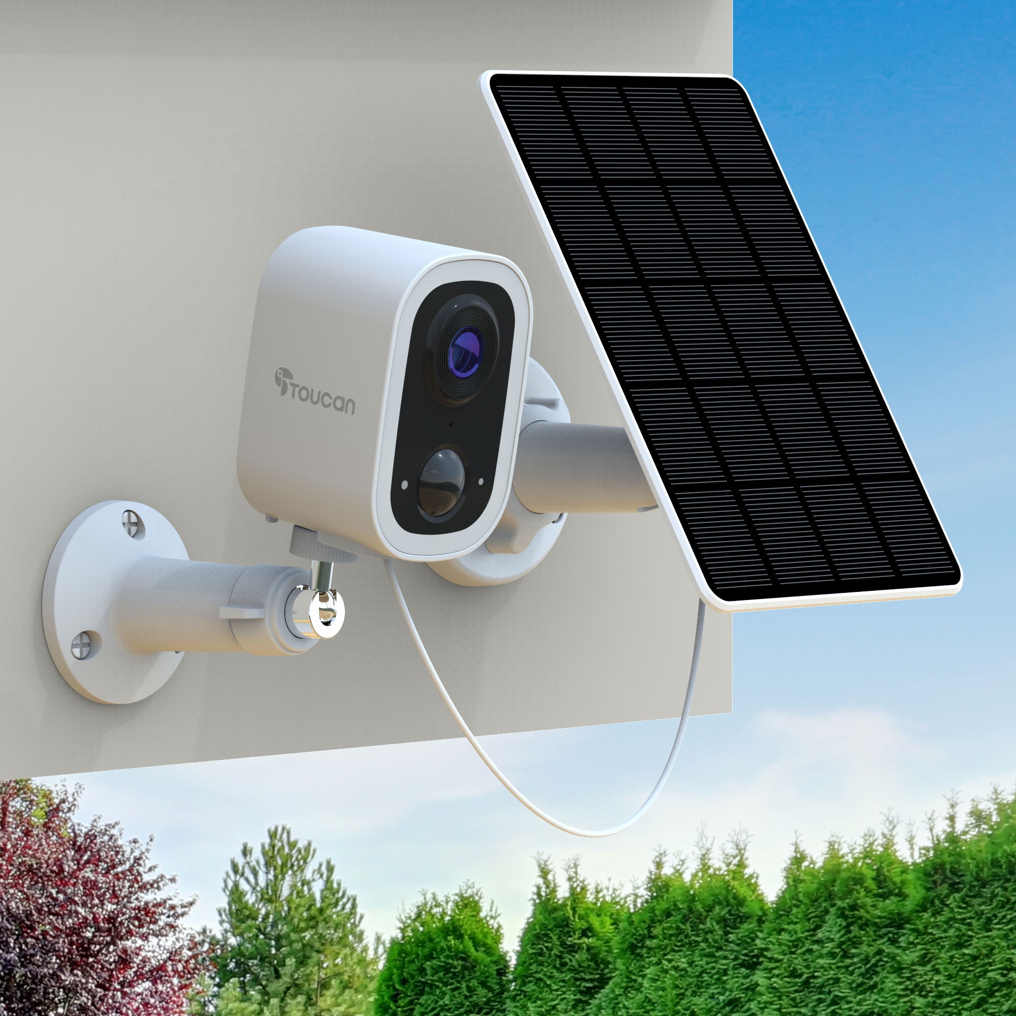 Toucan Solar Panel Charger for Wireless Security Camera S4-Toucan Solar Panel Charger for the Wireless Security Camera S4 -Solar Panel Charger for Wireless Security Camera setup | Toucan Solar Panel Charger