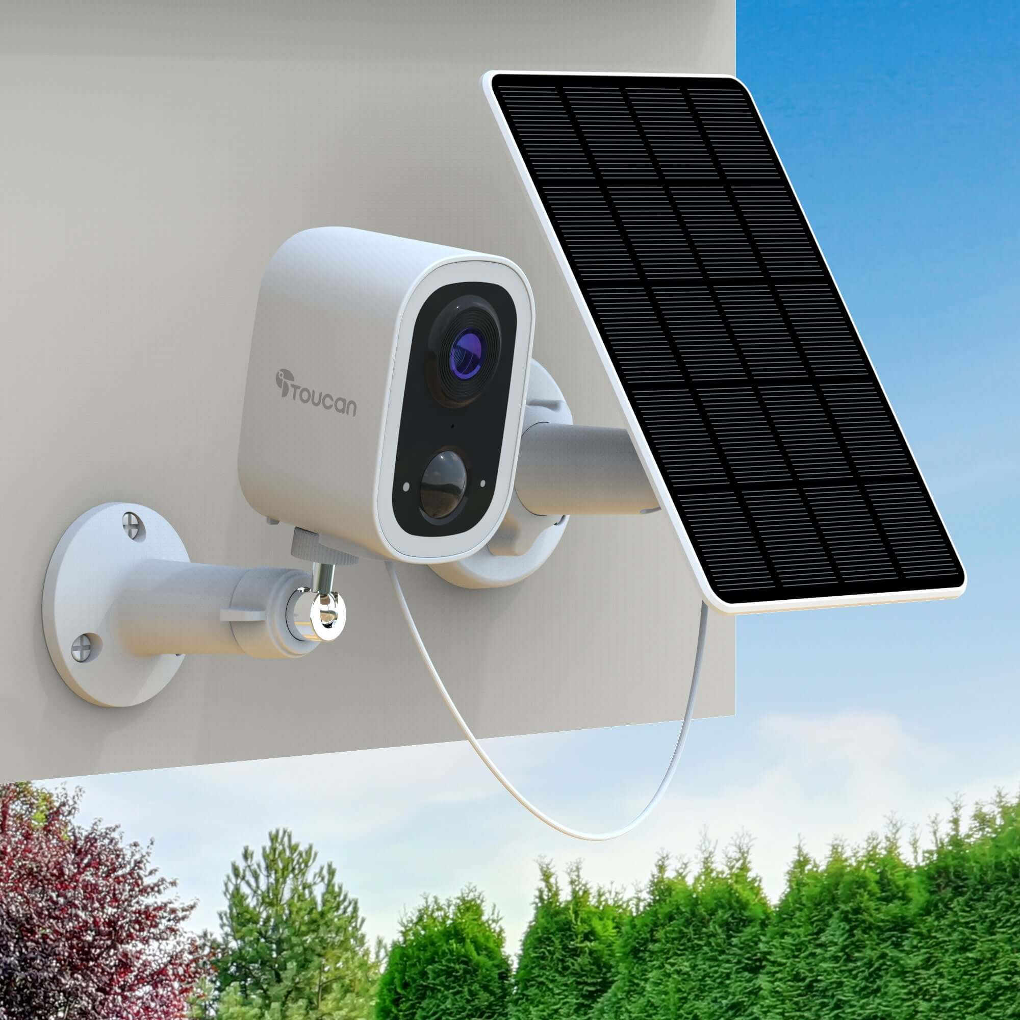Home Security Systems|Toucan Solar Security Camera Bundle - S4 Wireless Camera + Solar Charger-Wireless Security Camera and Solar Charger -Toucan Wireless Security Camera S4 and Solar Panel Charger Bundle