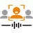 ai voice tracking system icon