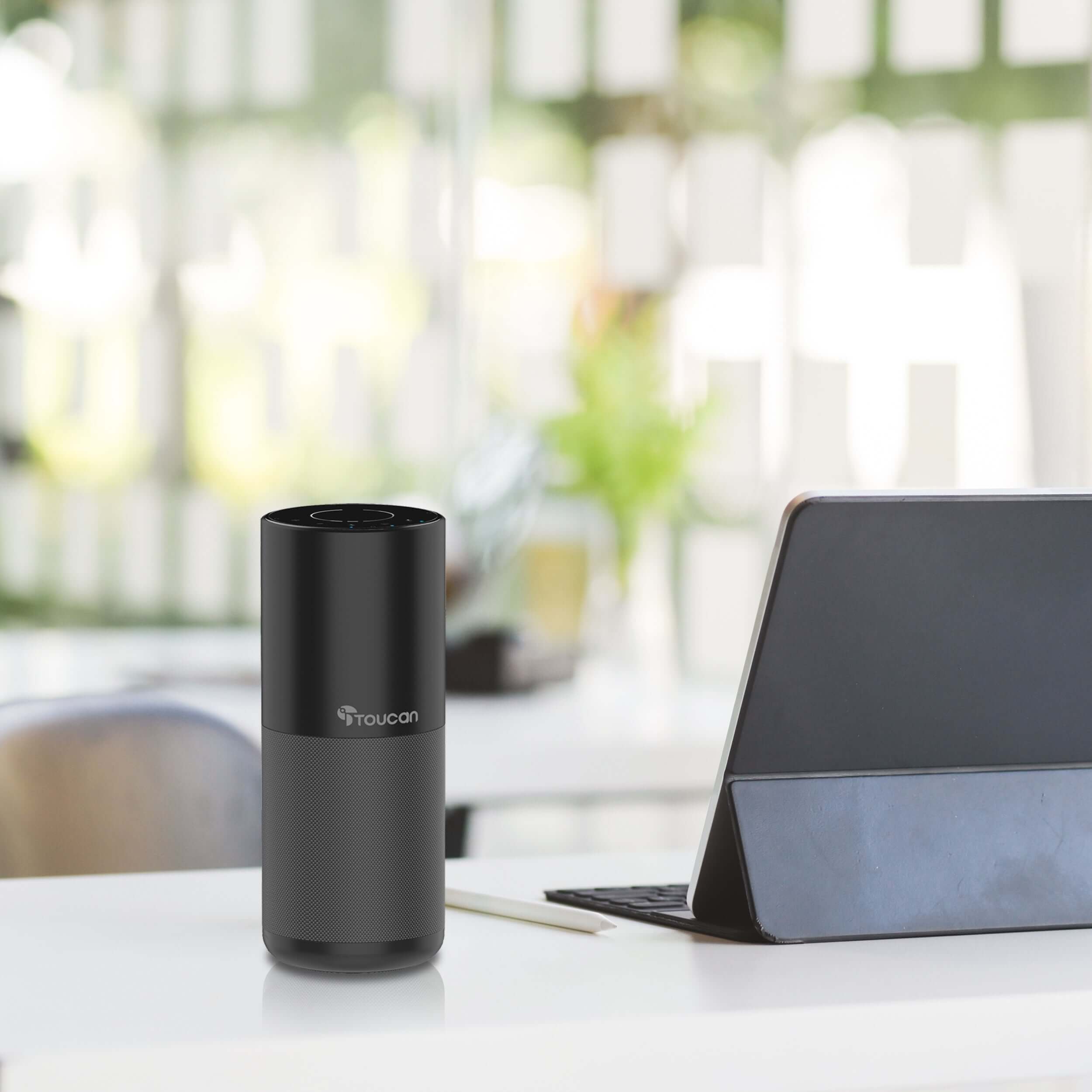 Toucan S100 Conference Speaker – Bluetooth Speakerphone with Microphones, Plug & Play