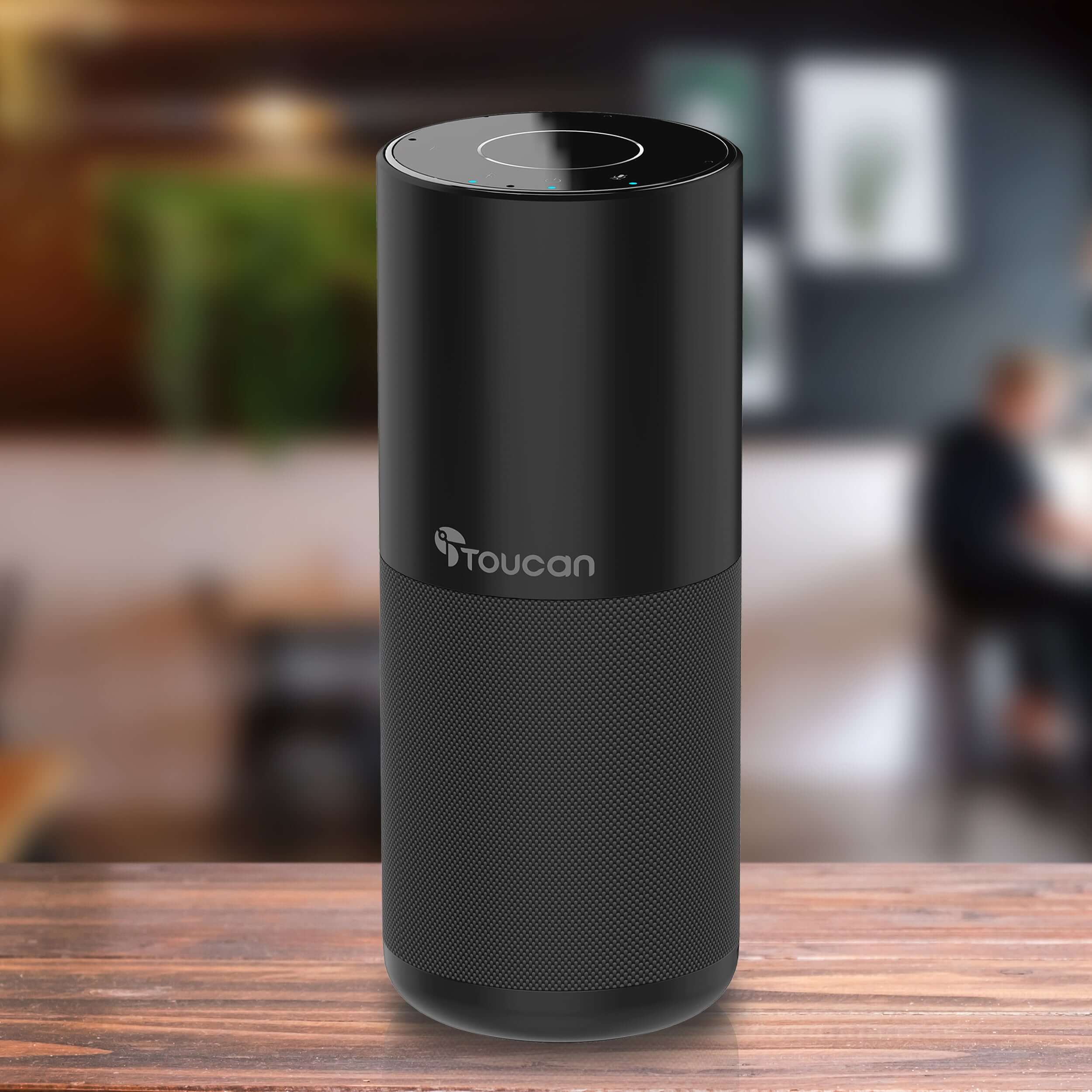 Toucan S100 Conference Speaker – Bluetooth Speakerphone with Microphones, Plug & Play