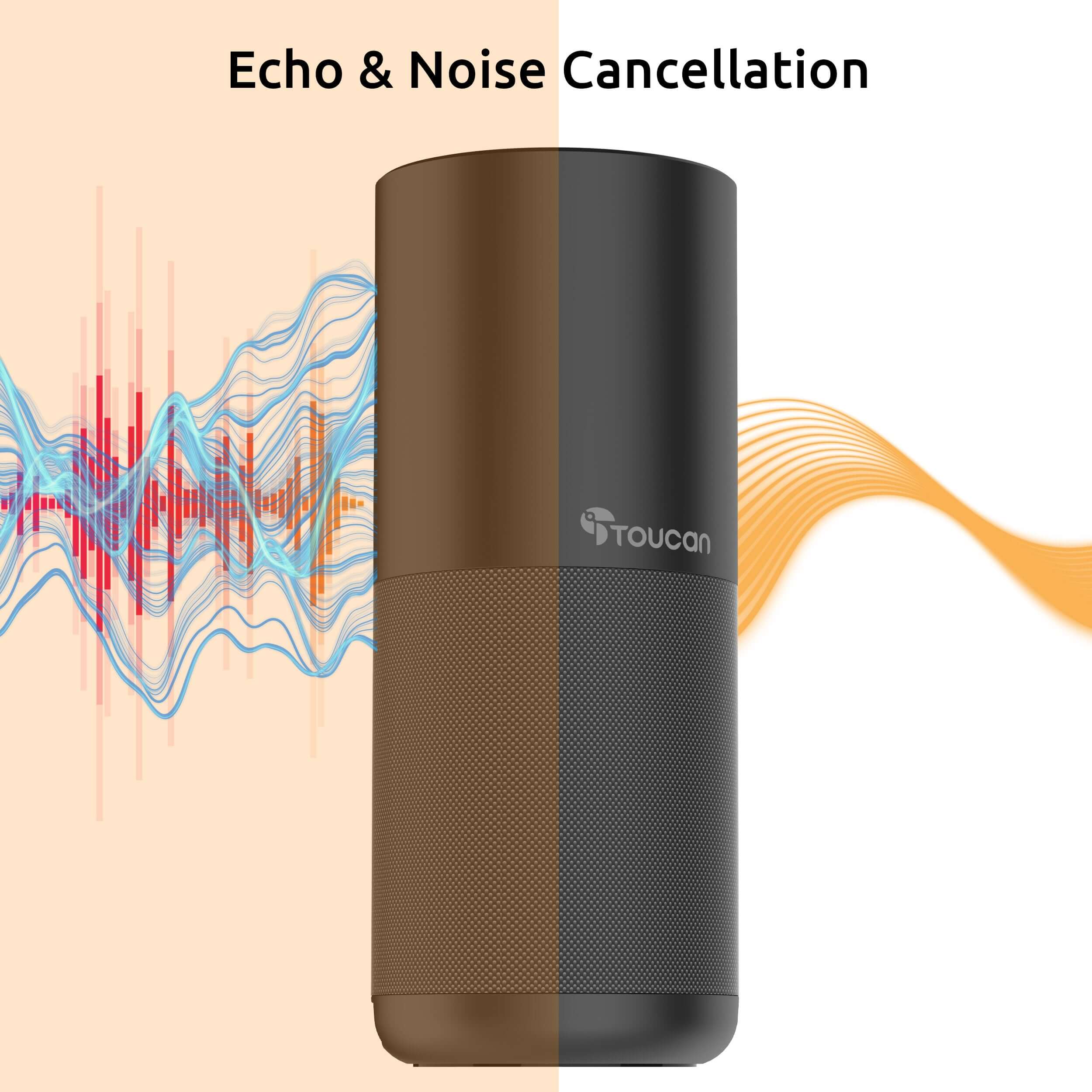 Toucan S100 Conference Speaker – Bluetooth Speakerphone with Microphones, Plug & Play