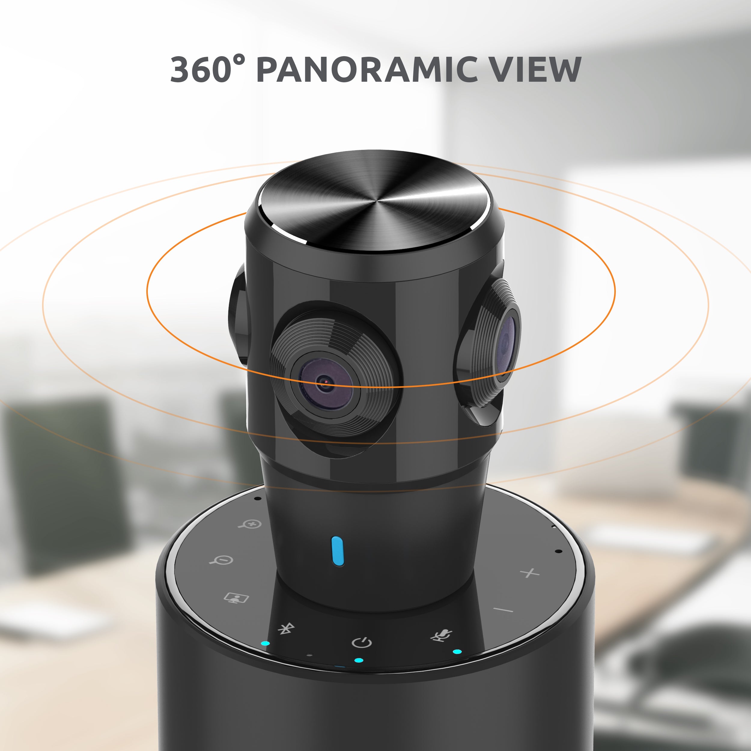 Toucan SC360 Video Conference System – 1080p 360° Camera, AI Voice Tracking, Plug & Play