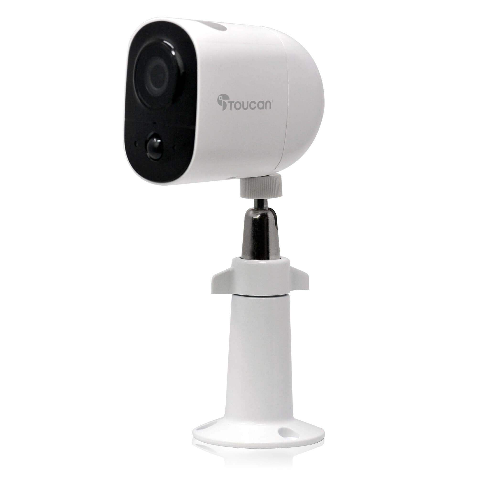 Toucan Fixed Mounts for Wireless Outdoor Camera - 2-pack-Fixed Mount for Wireless Outdoor Camera | Toucan Smart Home | Toucan Metal Swivel Mount for Wireless Security Camera 2-Pack