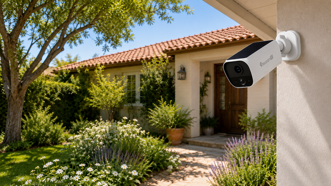 Toucan S5 wireless solar outdoor security cameras