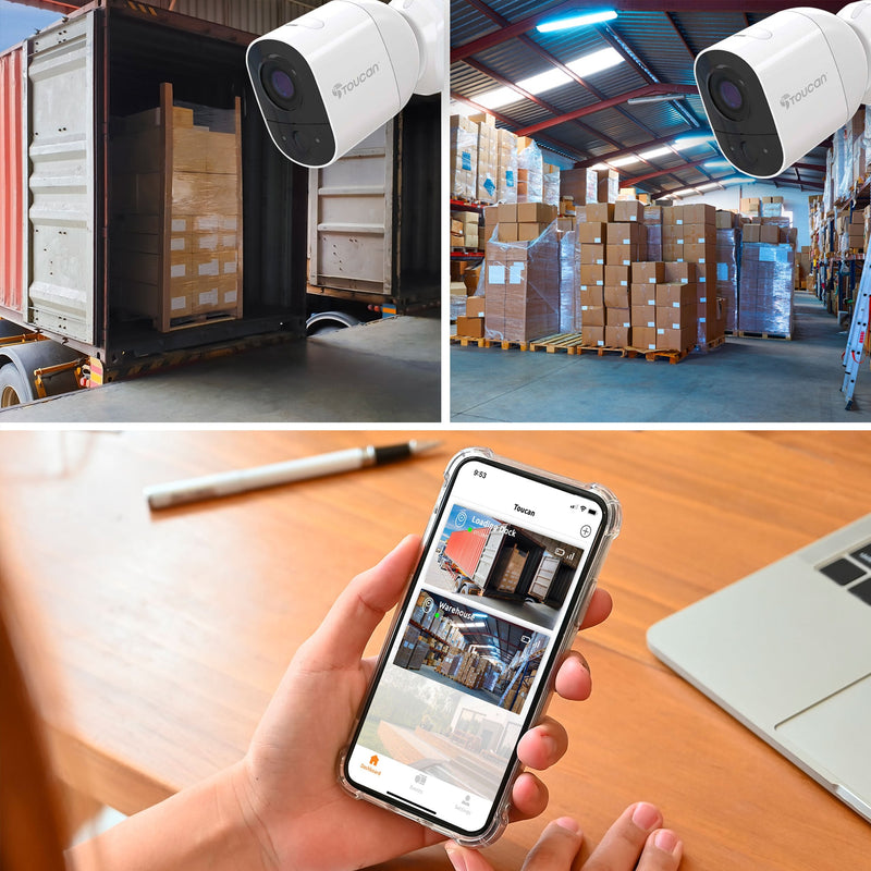 Security Cameras for a work warehouse