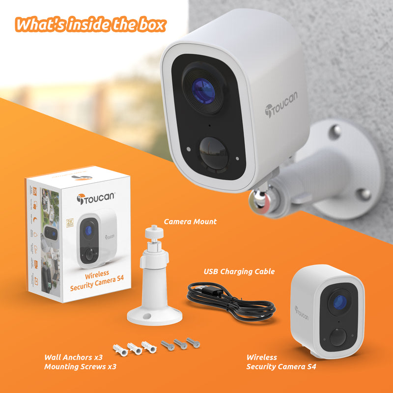 Toucan Guardian Plus Wireless Security Camera S4 3-Pack and