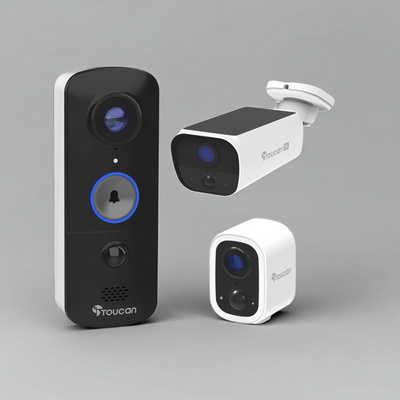 Toucan Essential Home Protection Kit – Camera, Doorbell & Solar Camera ⭐ Best Seller