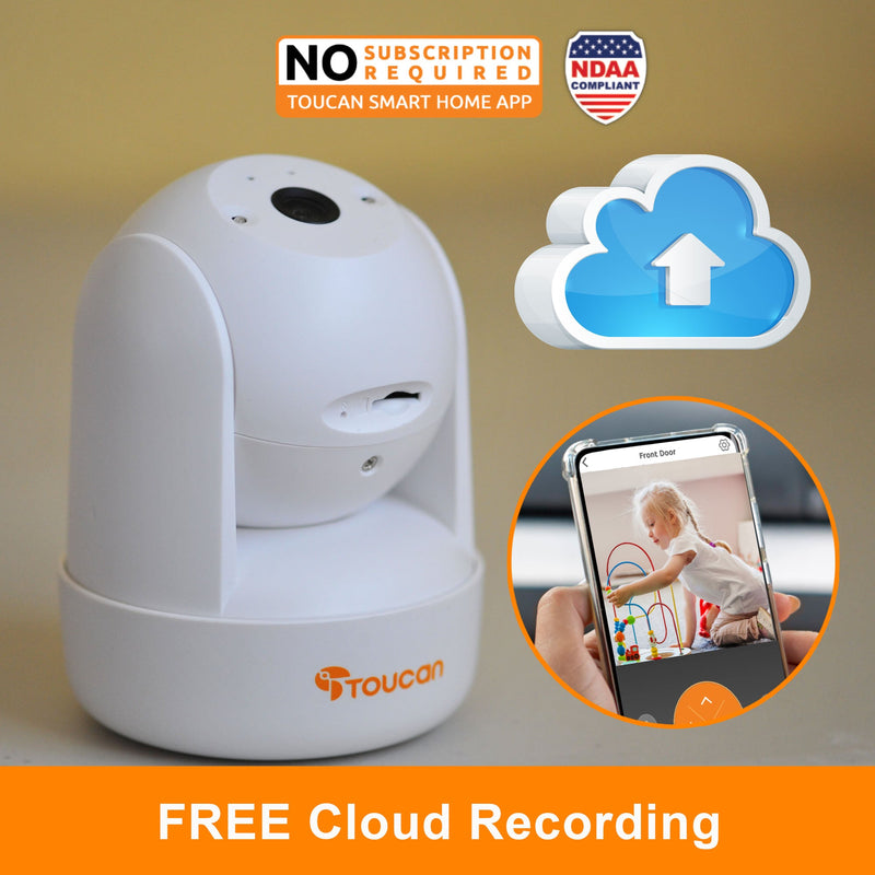 Toucan Scout Wireless Security Camera and Seek Indoor Pan & Tilt Security Camera Bundle