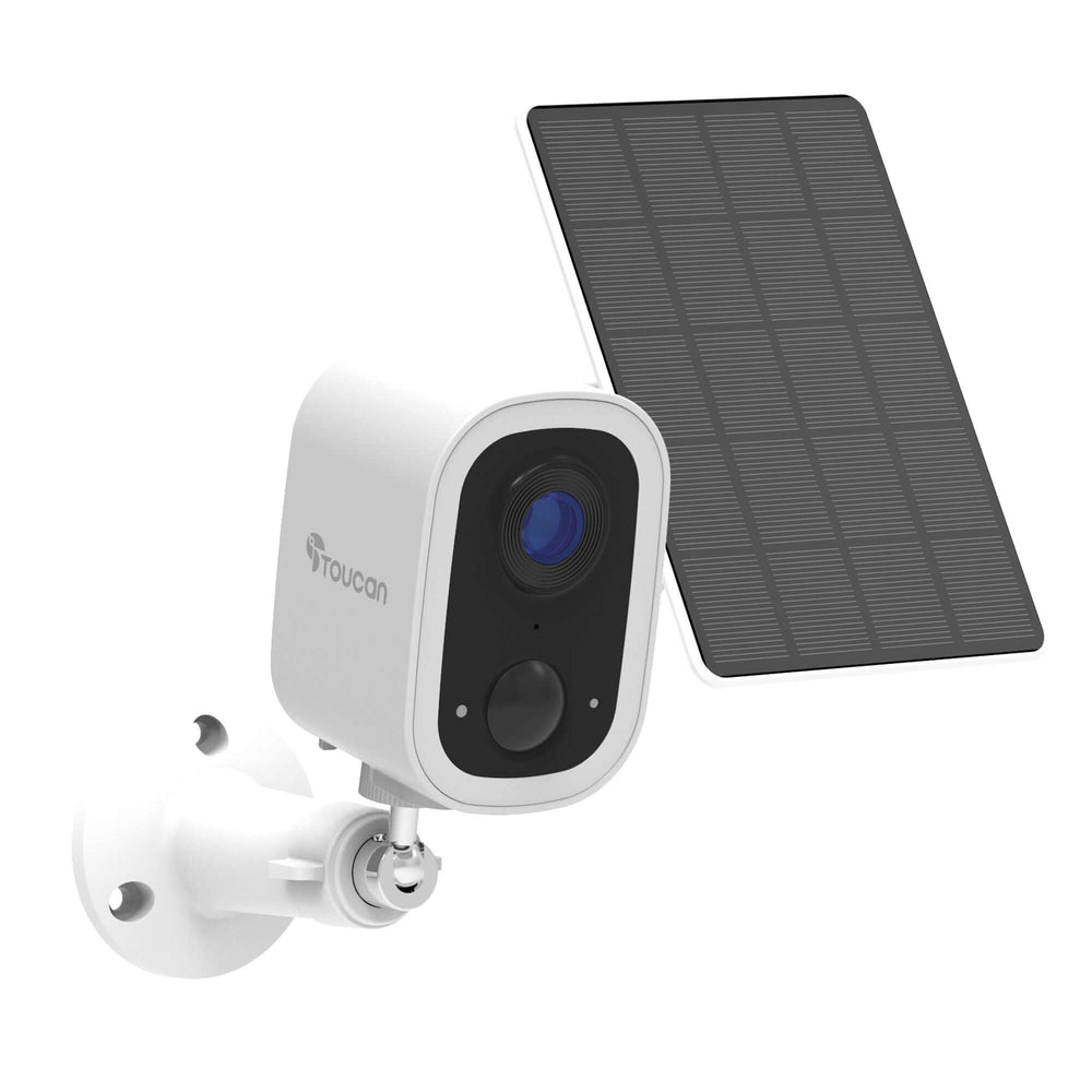 Toucan S4 wireless security camera with solar charger
