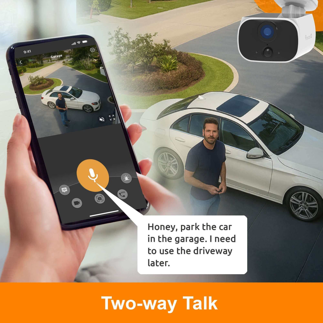 Toucan Smart Home app showing a motion alert from an S5 camera