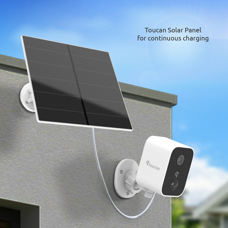 Toucan Scout Wireless Security Camera and Solar Panel Bundle