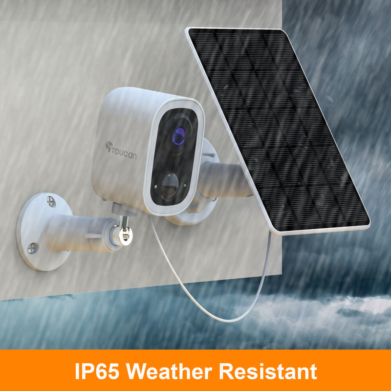 Toucan Wireless Security Camera S4 and Solar Panel Charger Bundle