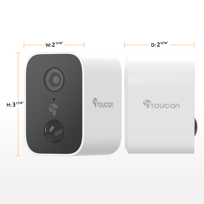 Toucan Scout Wireless Security Camera and Seek Indoor Pan & Tilt Security Camera Bundle