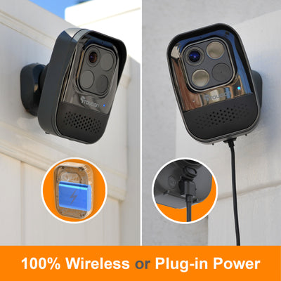 Wireless Security Camera  & Power Supply Bundle | Toucan -Toucan Wireless Security Camera Pro & Power Cable with Power Supply Bundle