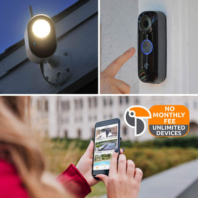 Toucan Wireless Video Doorbell |Home Security Systems -