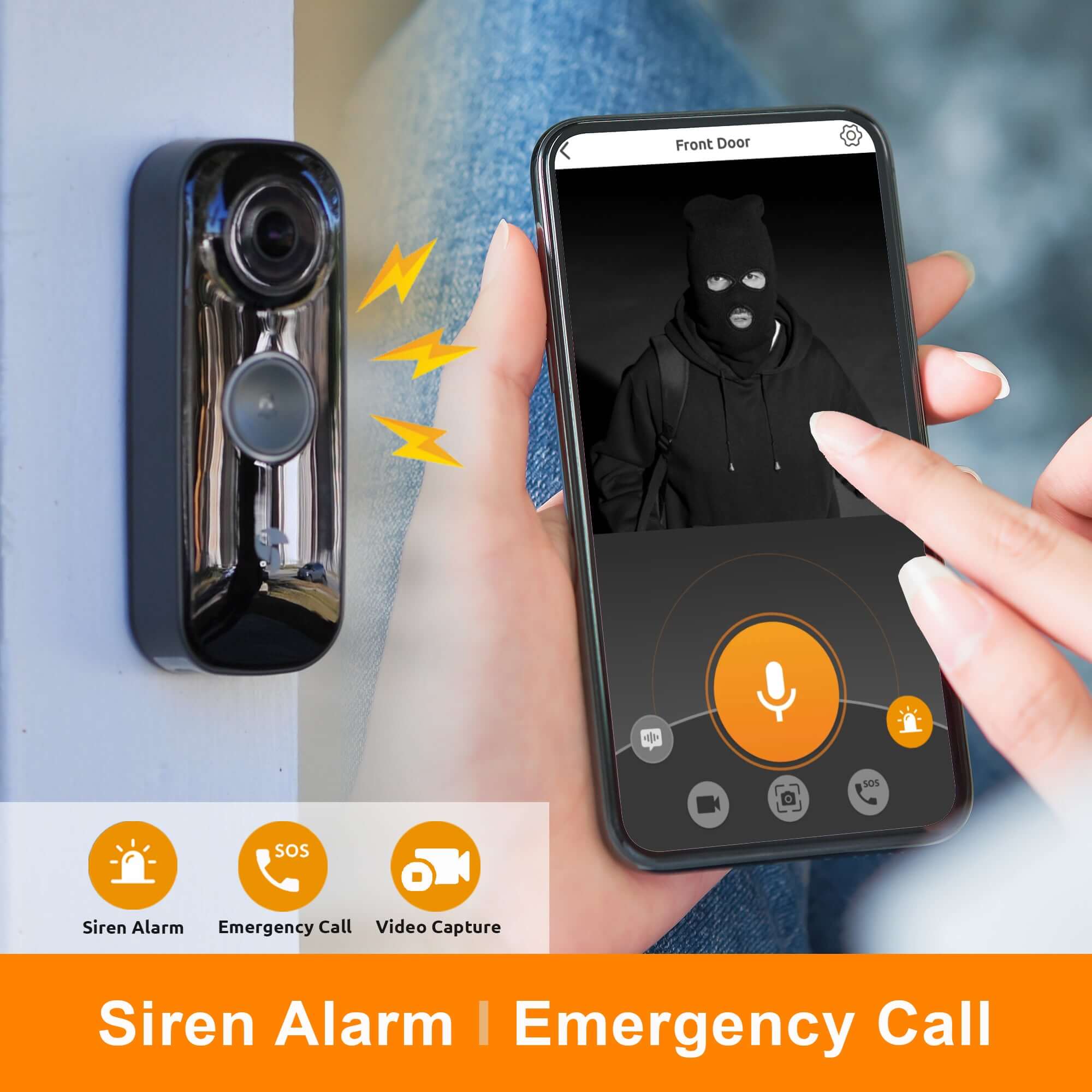 Home Security Systems -|Toucan Wireless Video Doorbell PRO & Toucan Wireless Security Camera PRO & Toucan Floodlight Security Camera Bundle-Toucan Wireless Video Doorbell PRO Includes Wireless Doorbell Chime | Floodlight Security Camera | Video Doorbell | Security Camara | Toucan Solution | Wireless Video Doorbell | Toucan Wireless Video Doorbell PRO & Toucan Wireless Security Camera PRO Bundle
