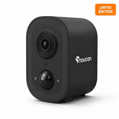 Toucan S4 Black Wireless Security Camera – 2K