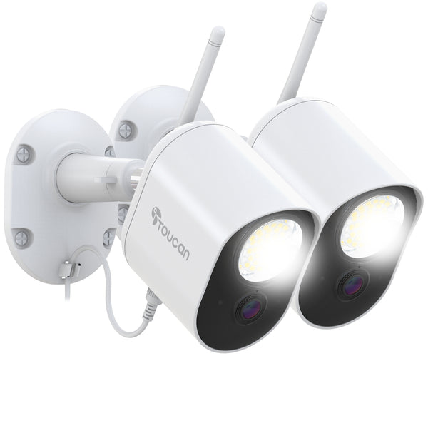 Toucan Security Floodlight Camera 2 Pack