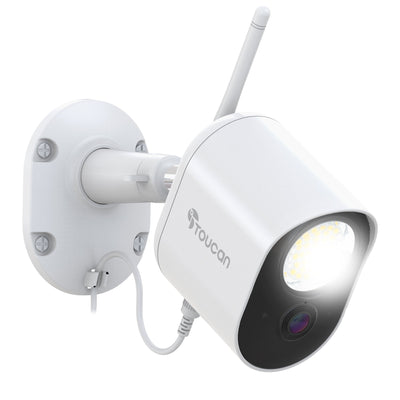 Floodlight Security Camera  | No Monthly Fee | Toucan Solution