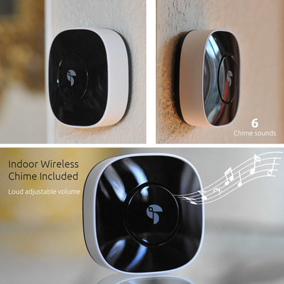 Wireless Chime for the Toucan Wireless Video Doorbell | Toucan Wireless Video Doorbell Includes Wireless Doorbell Chime