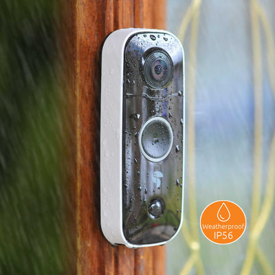 Weather resistant Wireless Video Doorbell | Toucan Wireless Video Doorbell Includes Wireless Doorbell Chime