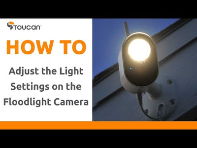 Toucan Floodlight Security Camera – 1080p HD, 1200 Lumen Light, Radar Motion Detection