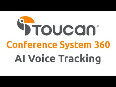 Toucan SC360 Video Conference System – 1080p 360° Camera, AI Voice Tracking, Plug & Play