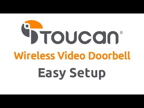 Toucan Wireless Video Doorbell Includes Wireless Doorbell Chime